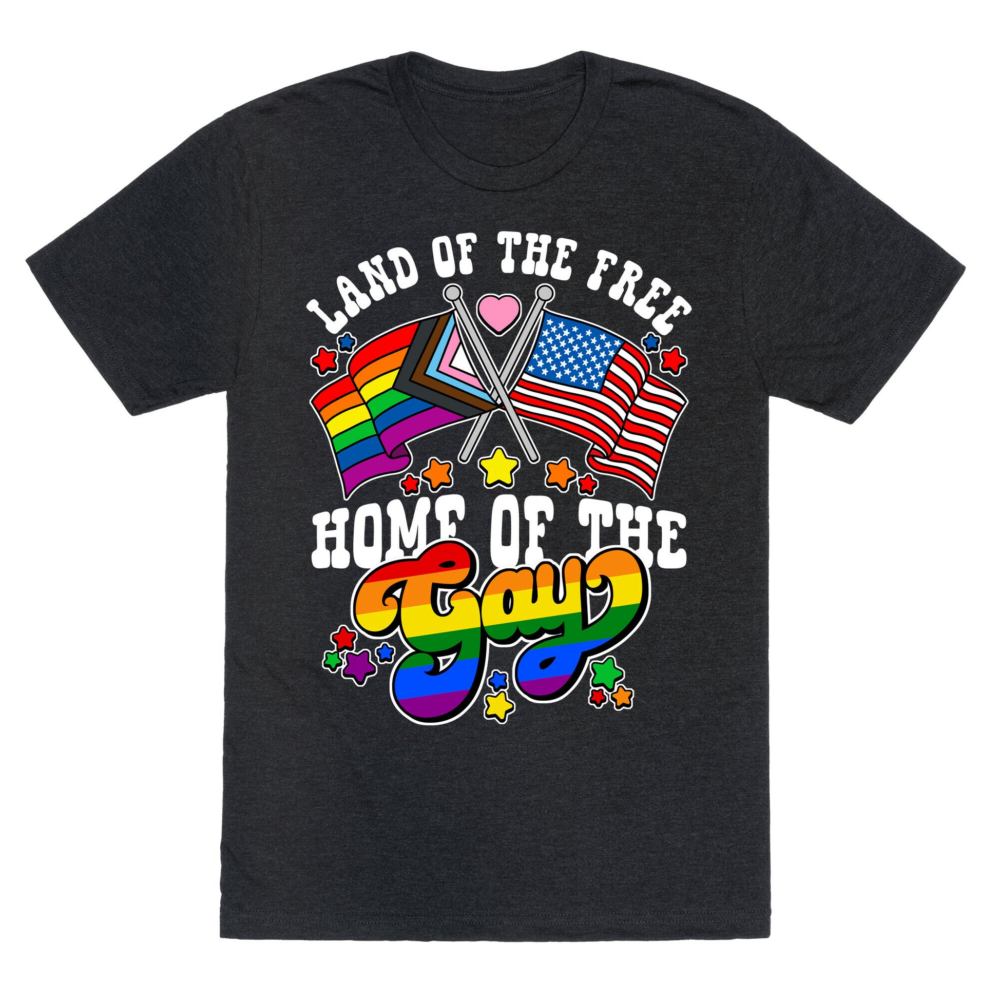 Land of the Free Home of the Gay Unisex Triblend Tee