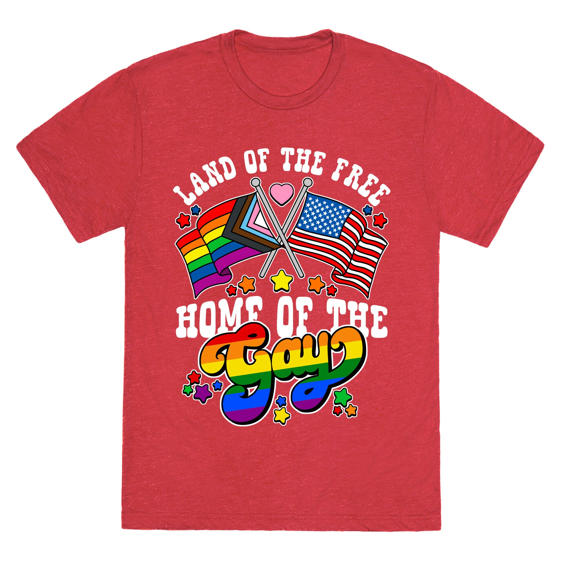 Land of the Free Home of the Gay Unisex Triblend Tee