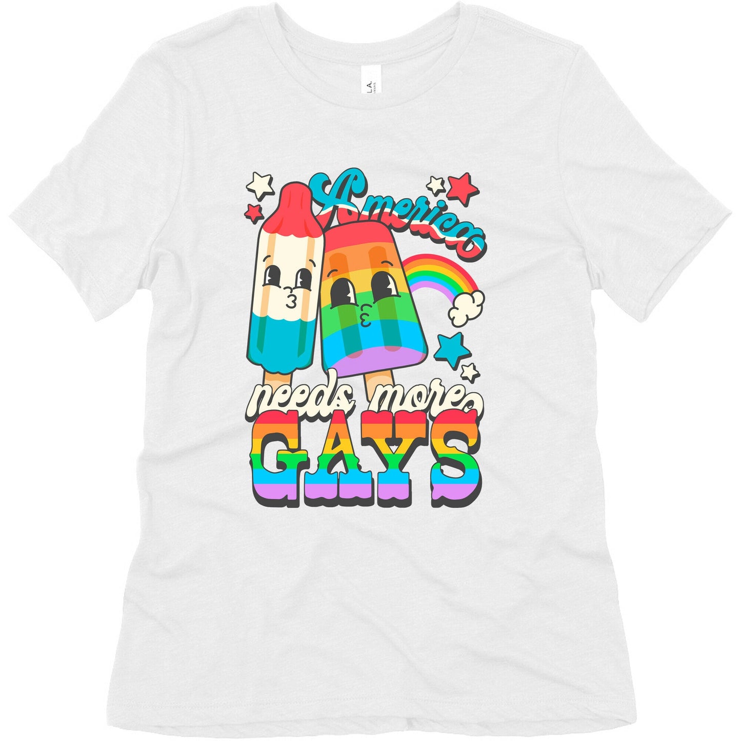 America Needs More Gays Womens Triblend Tee