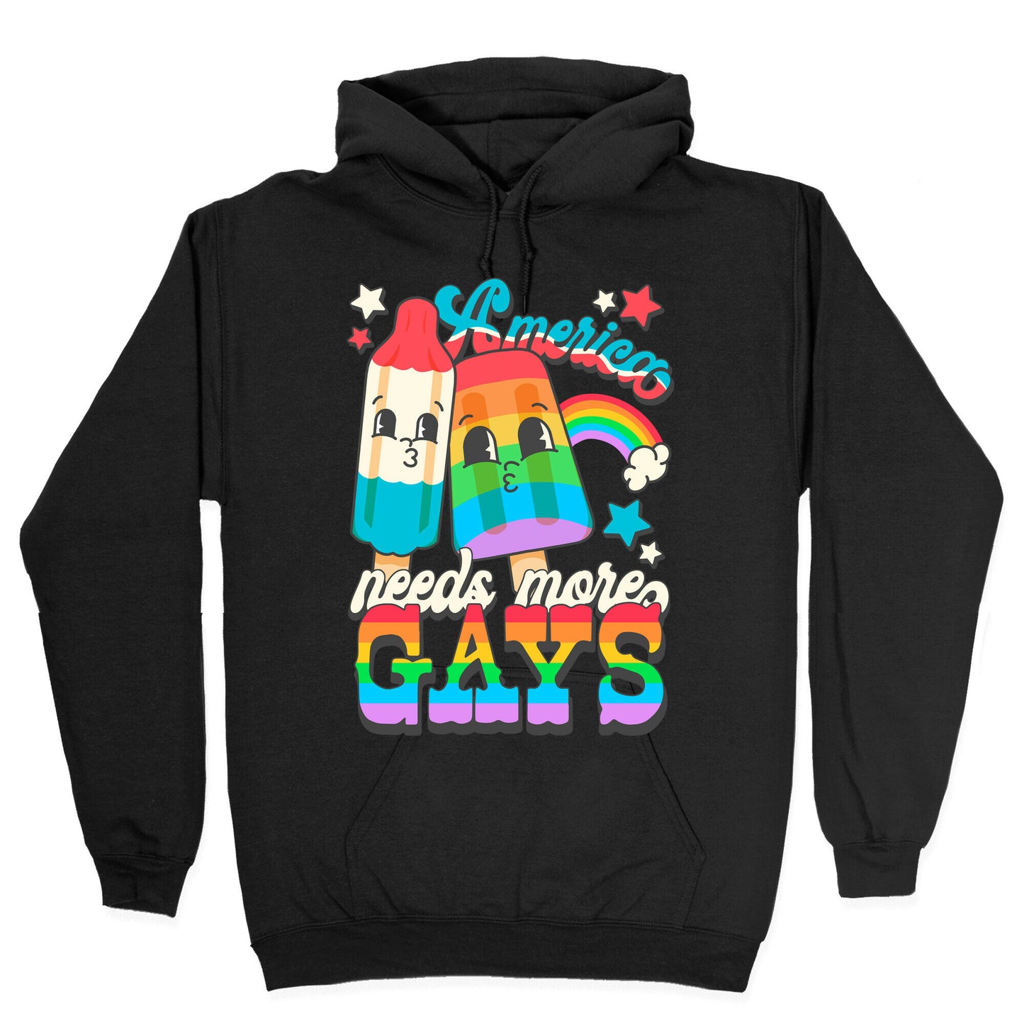 America Needs More Gays Hoodie