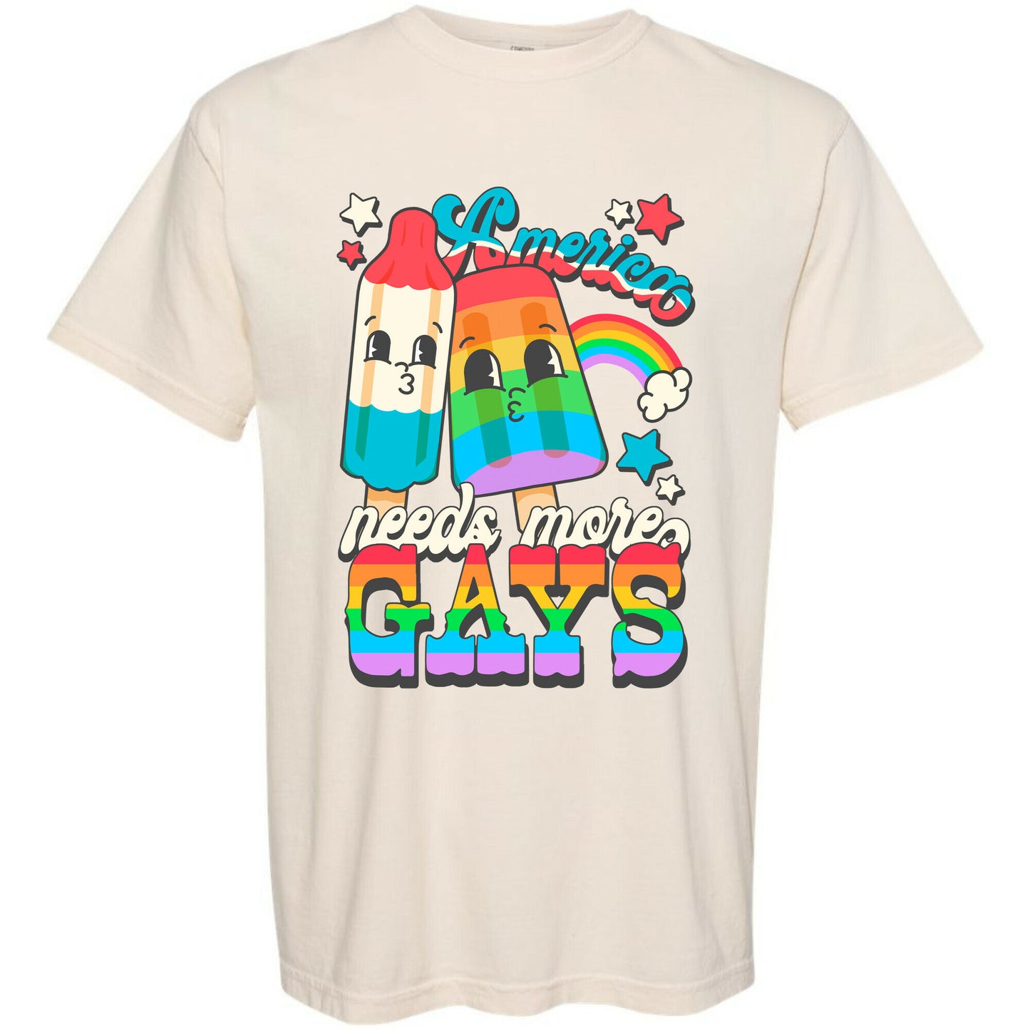 America Needs More Gays Comfort Colors Heavyweight Tee