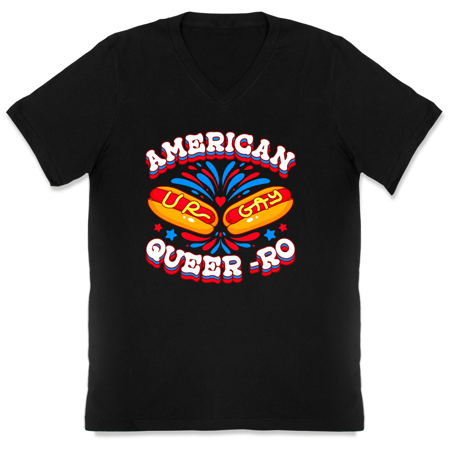 America Queer-Ro V-Neck
