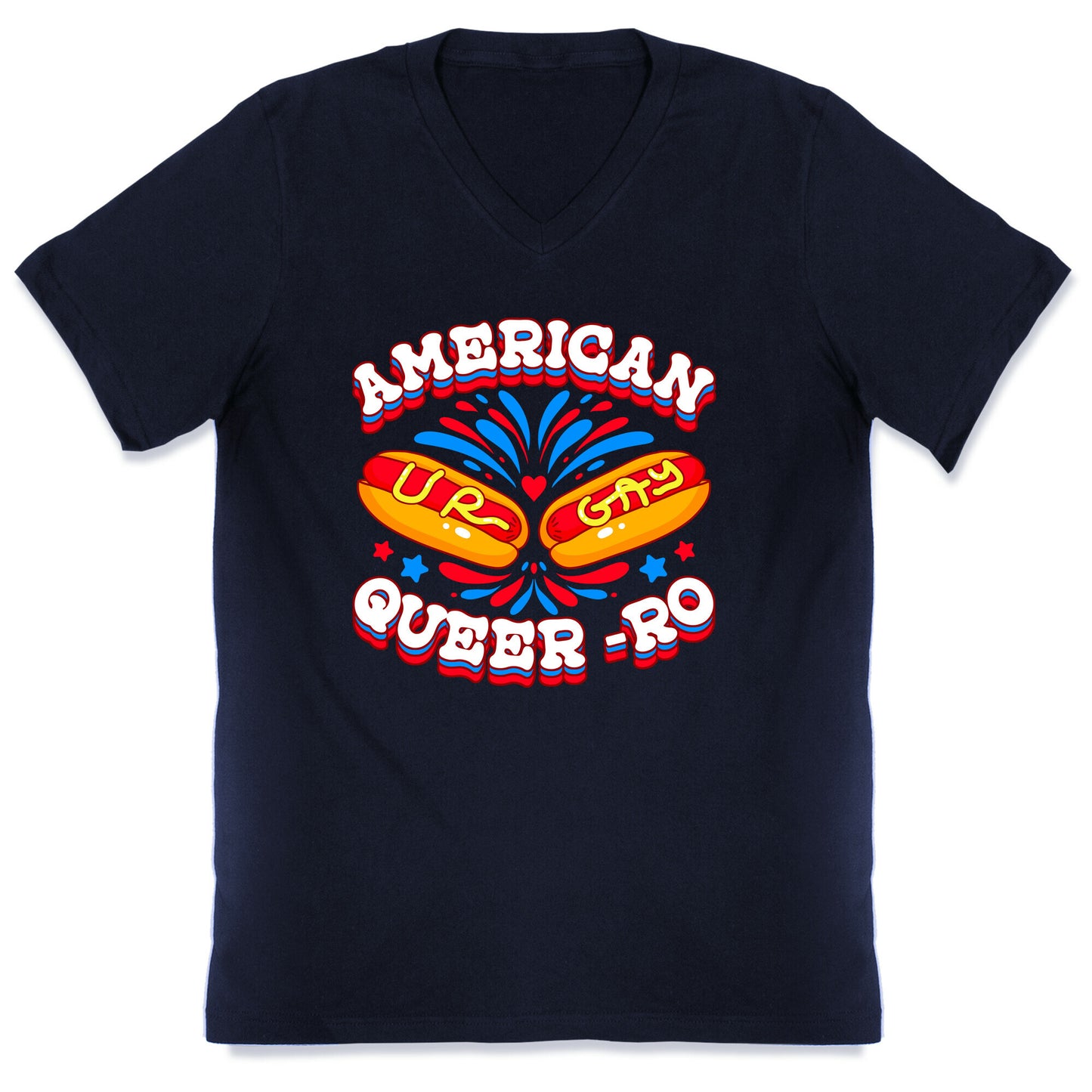 America Queer-Ro V-Neck