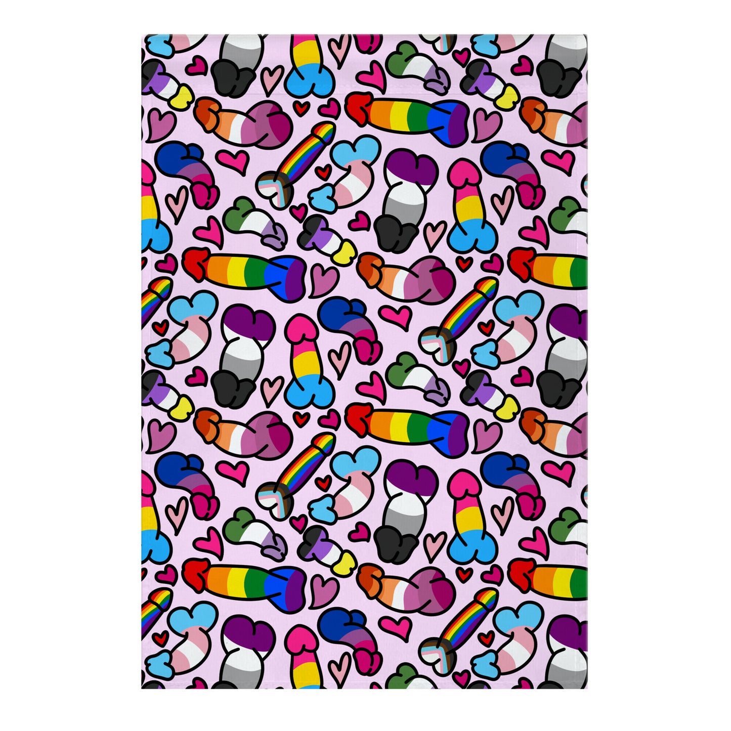 Pride Penis Pattern Garden Flag