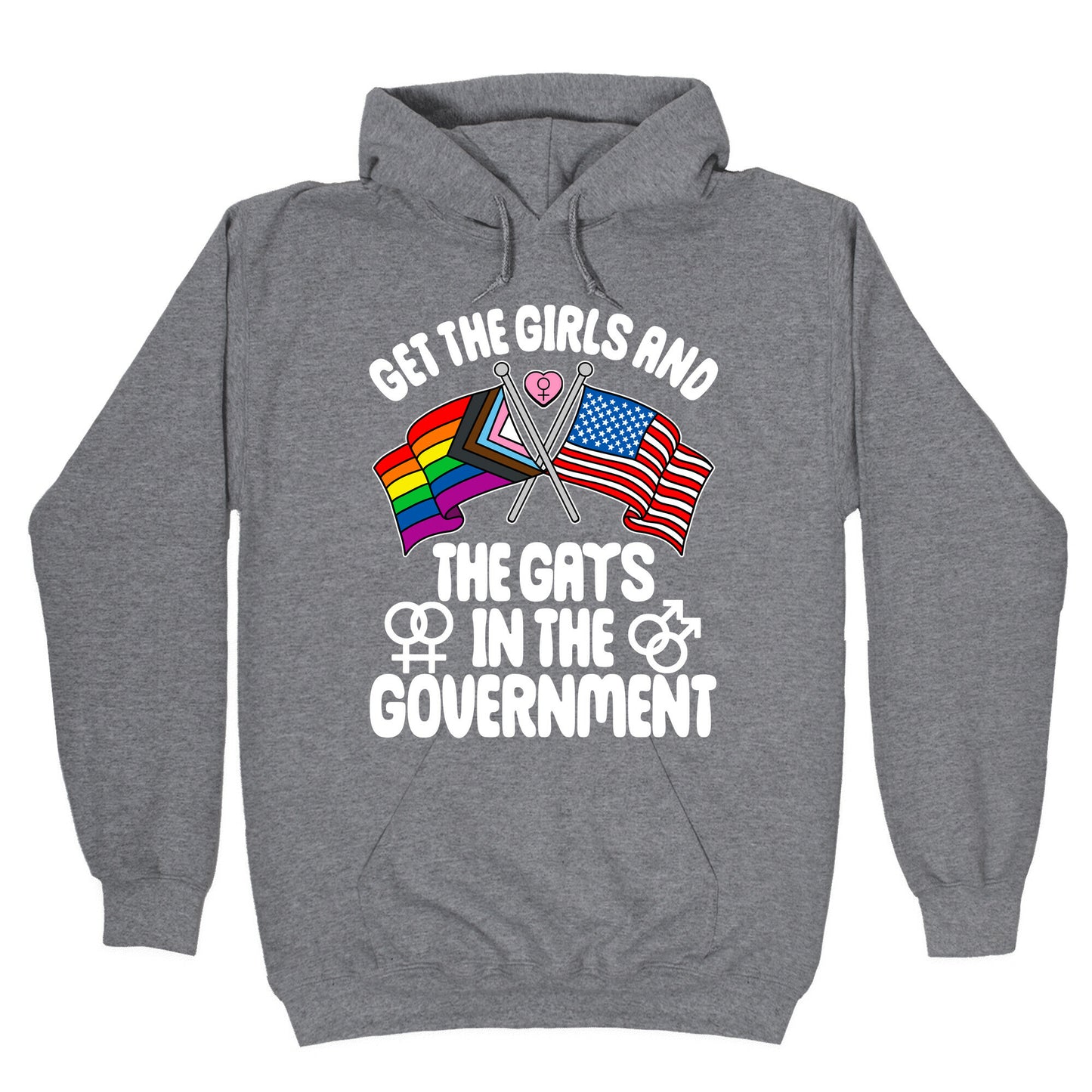 Get The Girls and The Gays In The Government Hoodie