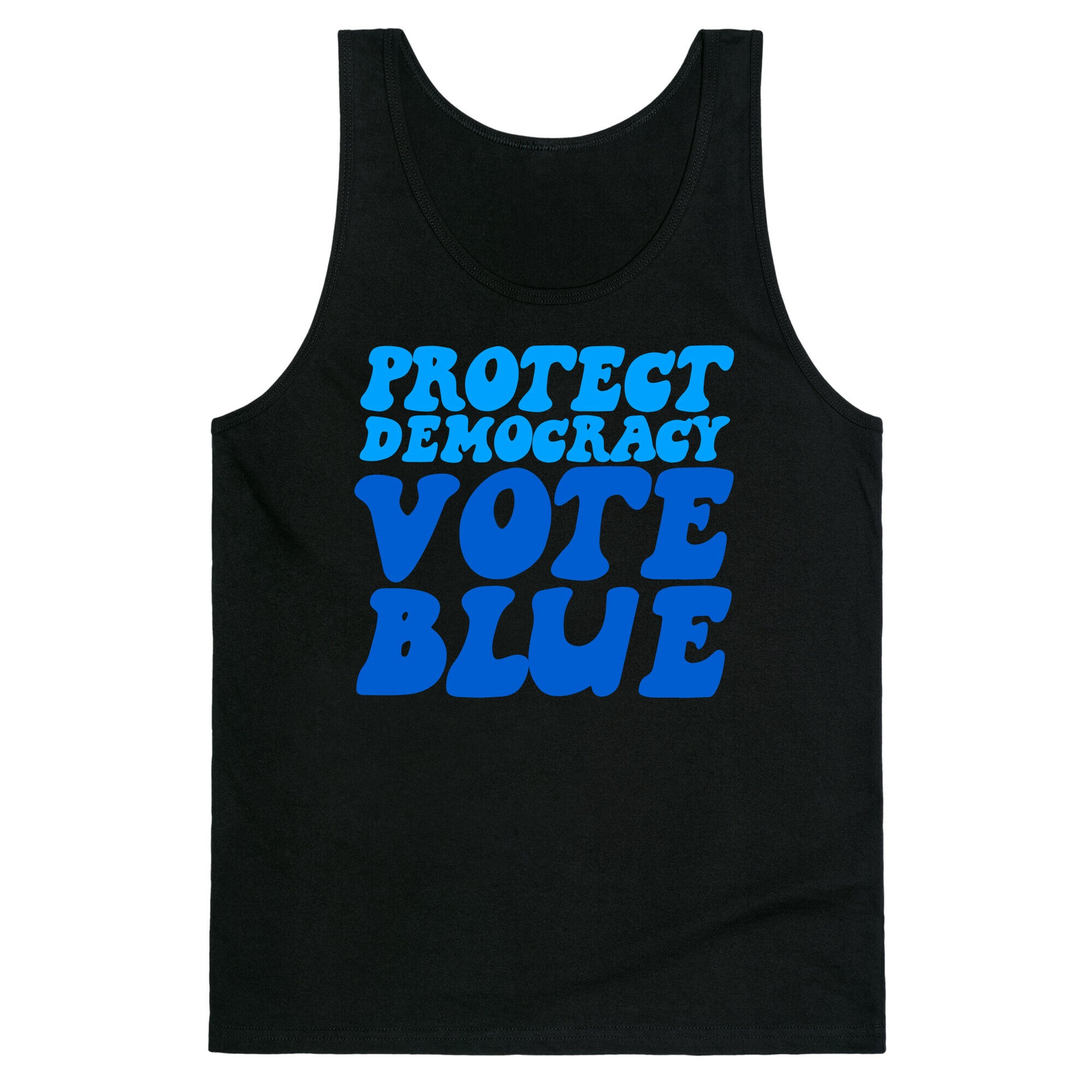 Protect Democracy Vote Blue Tank Top