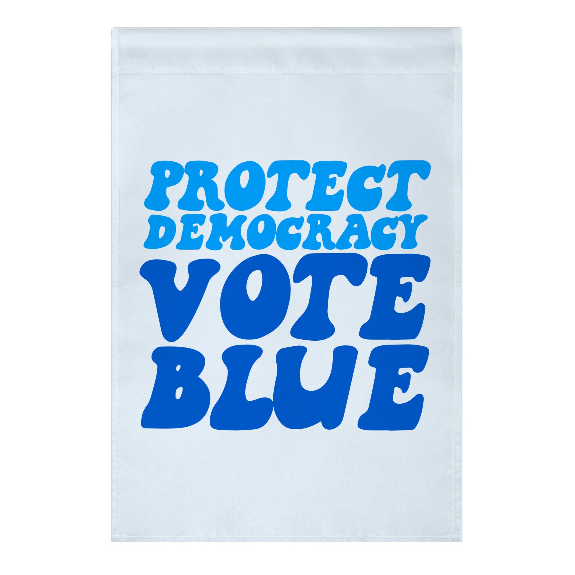 Protect Democracy Vote Blue Garden Flag