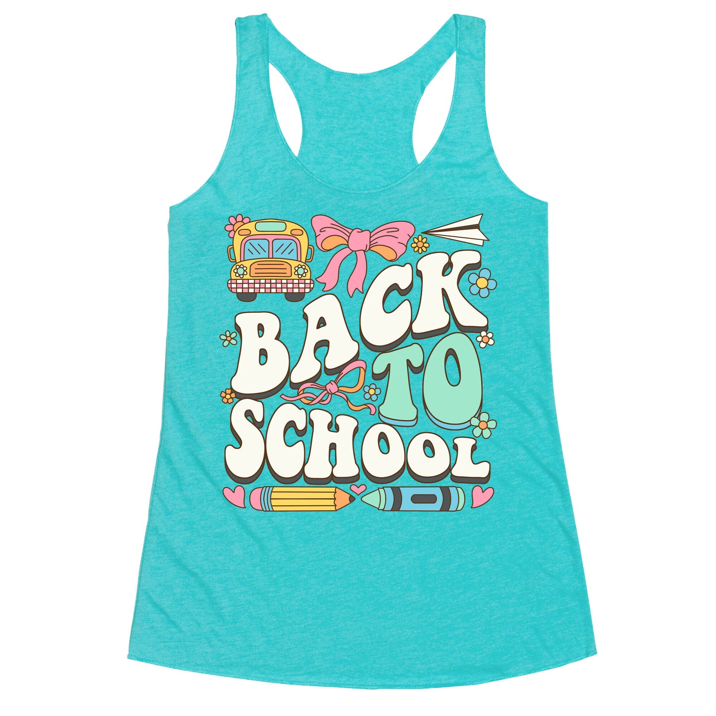Back To School Racerback Tank