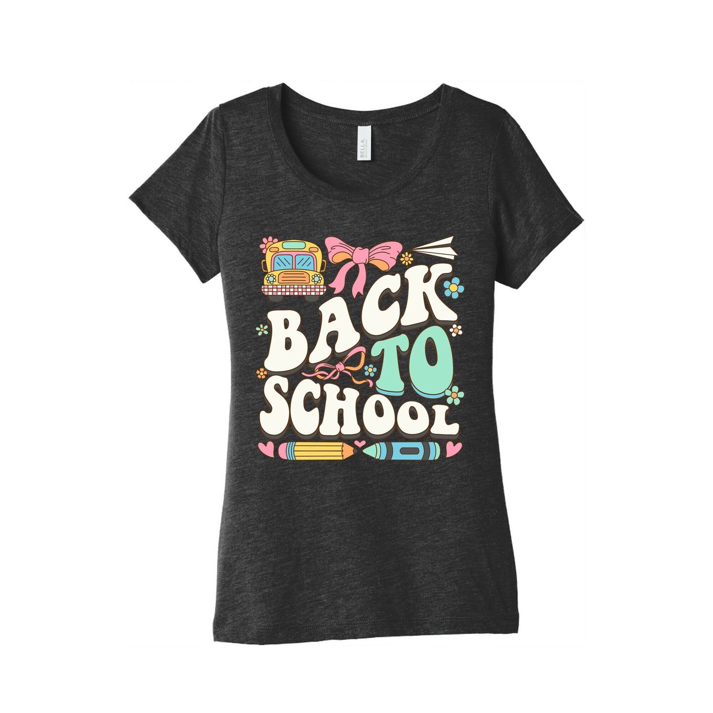 Back To School Womens Triblend Tee