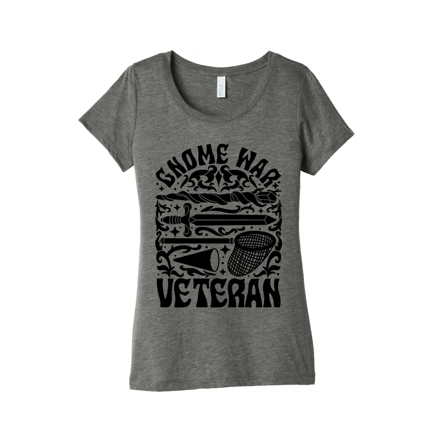 Gnome War Veteran Womens Triblend Tee