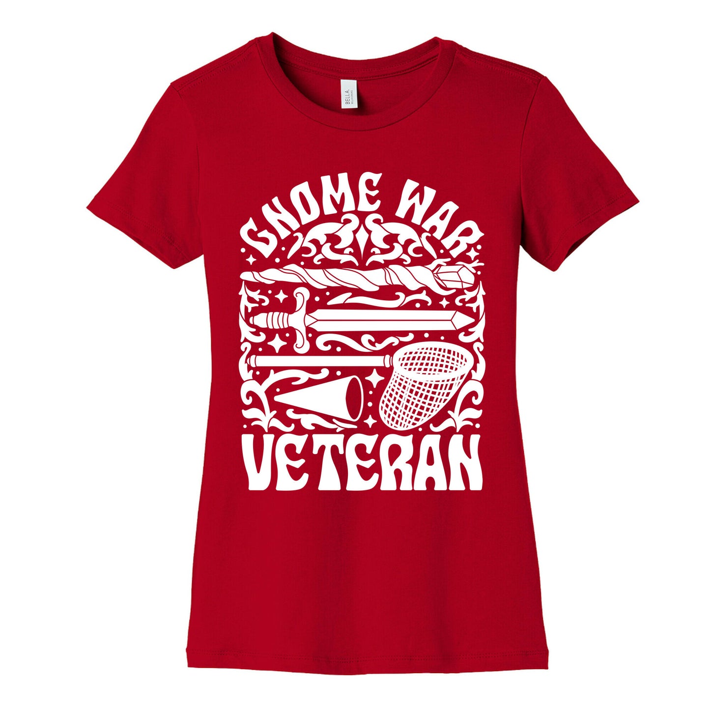 Gnome War Veteran Womens Cotton Tee