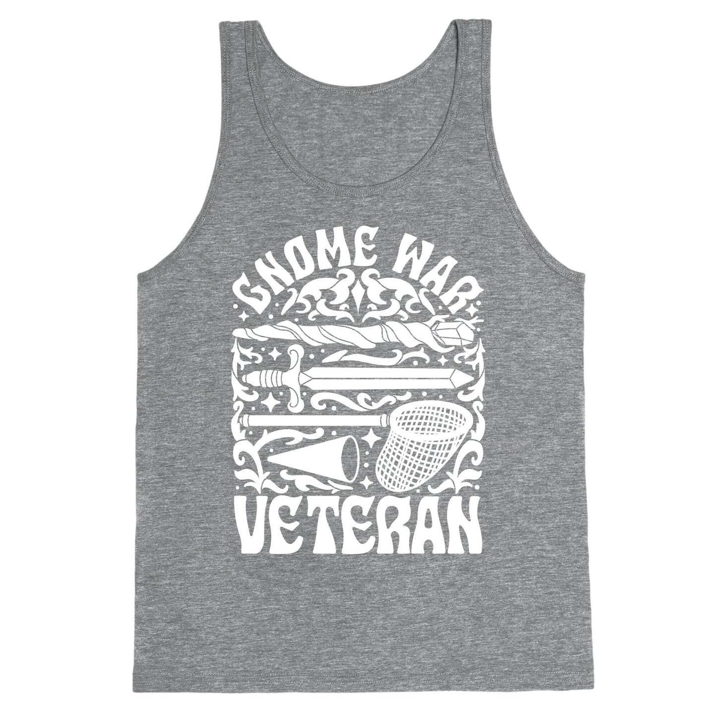 Gnome War Veteran Tank Top