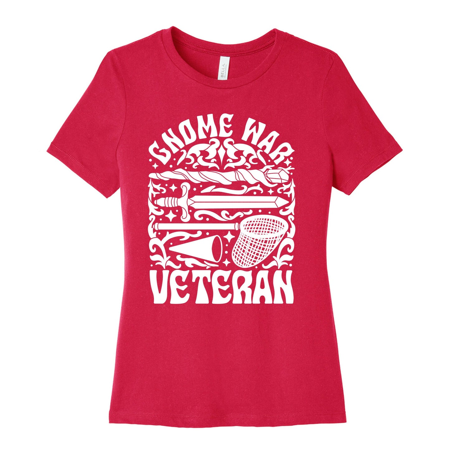 Gnome War Veteran Womens Cotton Tee