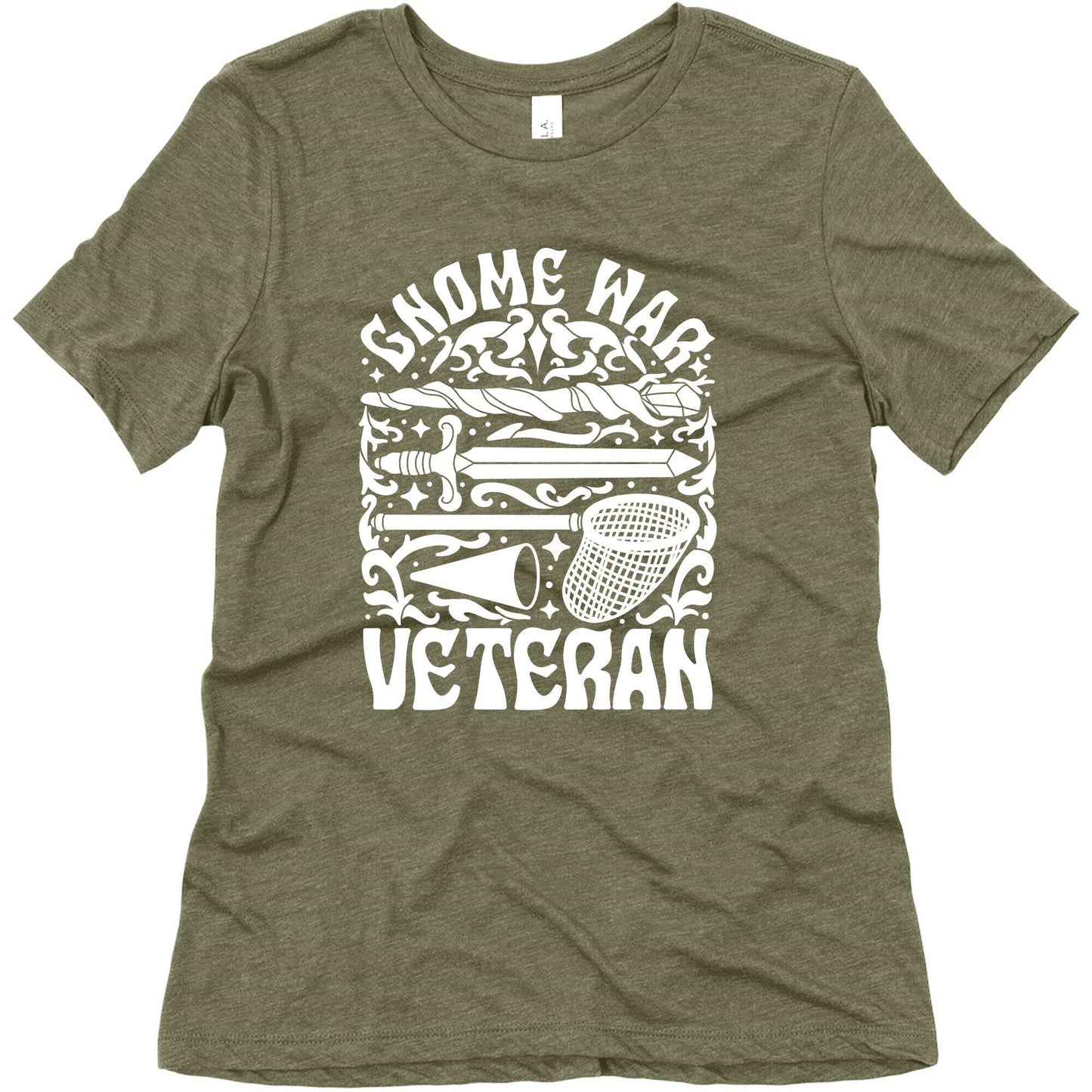 Gnome War Veteran Womens Triblend Tee