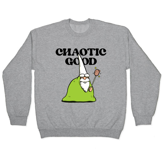 Chaotic Good Gnome Crewneck Sweatshirt