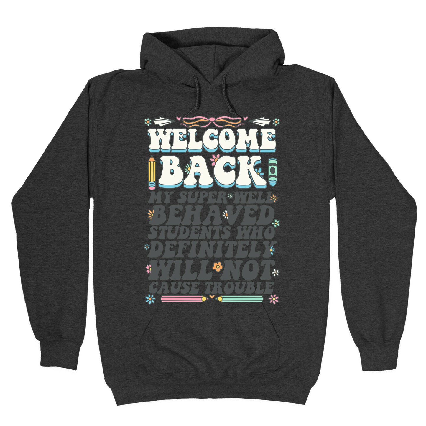 WELCOME BACK MY SUPER WELL BEHAVED STUDENTS Hoodie