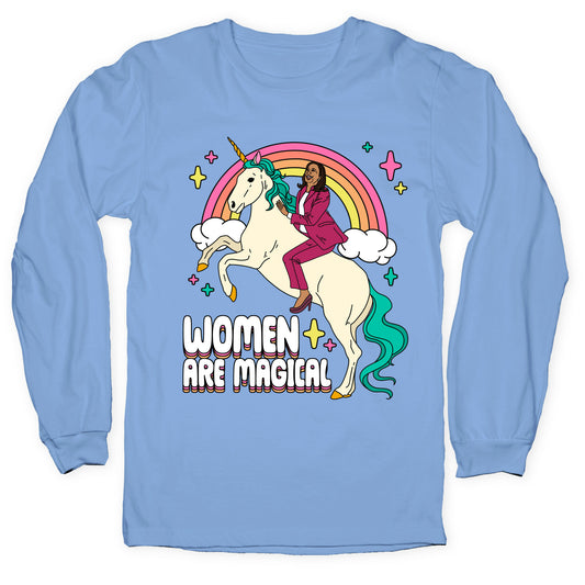 Women are Magical Kamala Harris Unicorn Longsleeve Tee