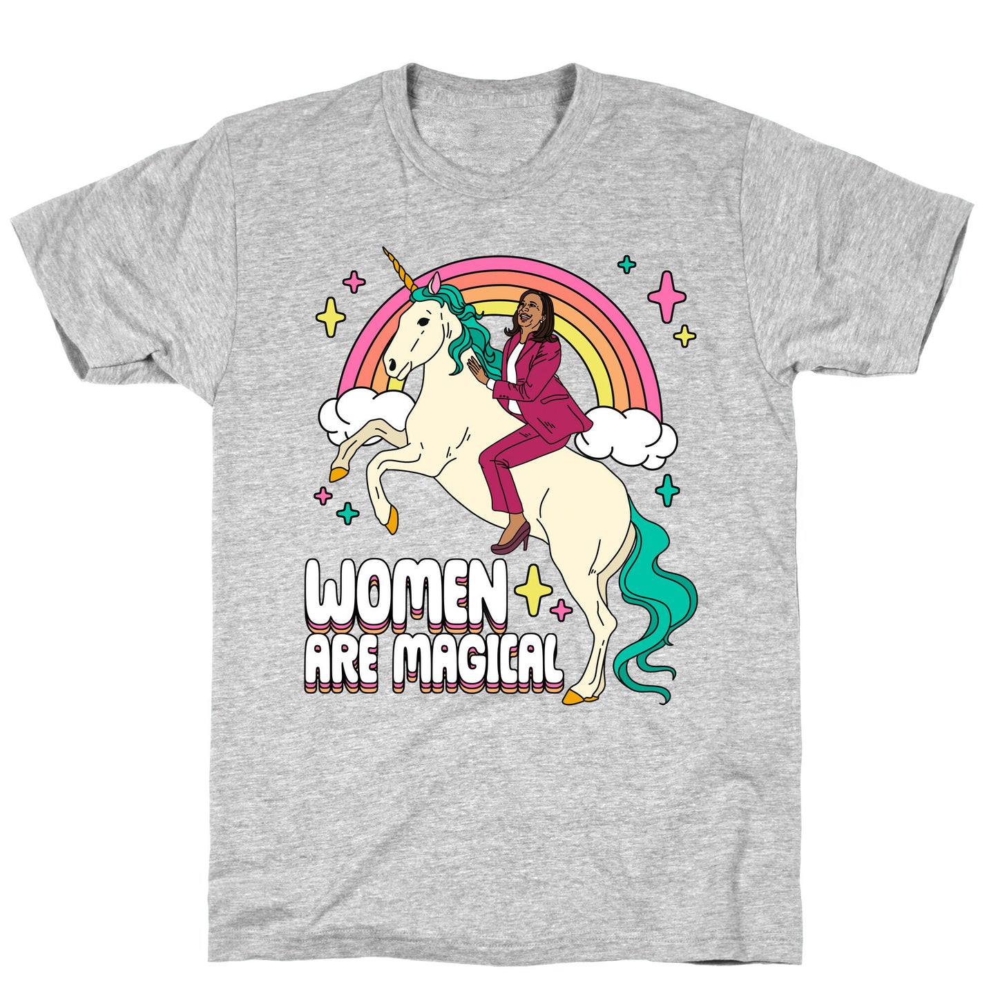 Women are Magical Kamala Harris Unicorn T-Shirt