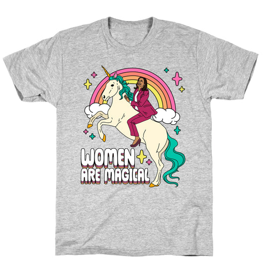 Women are Magical Kamala Harris Unicorn T-Shirt