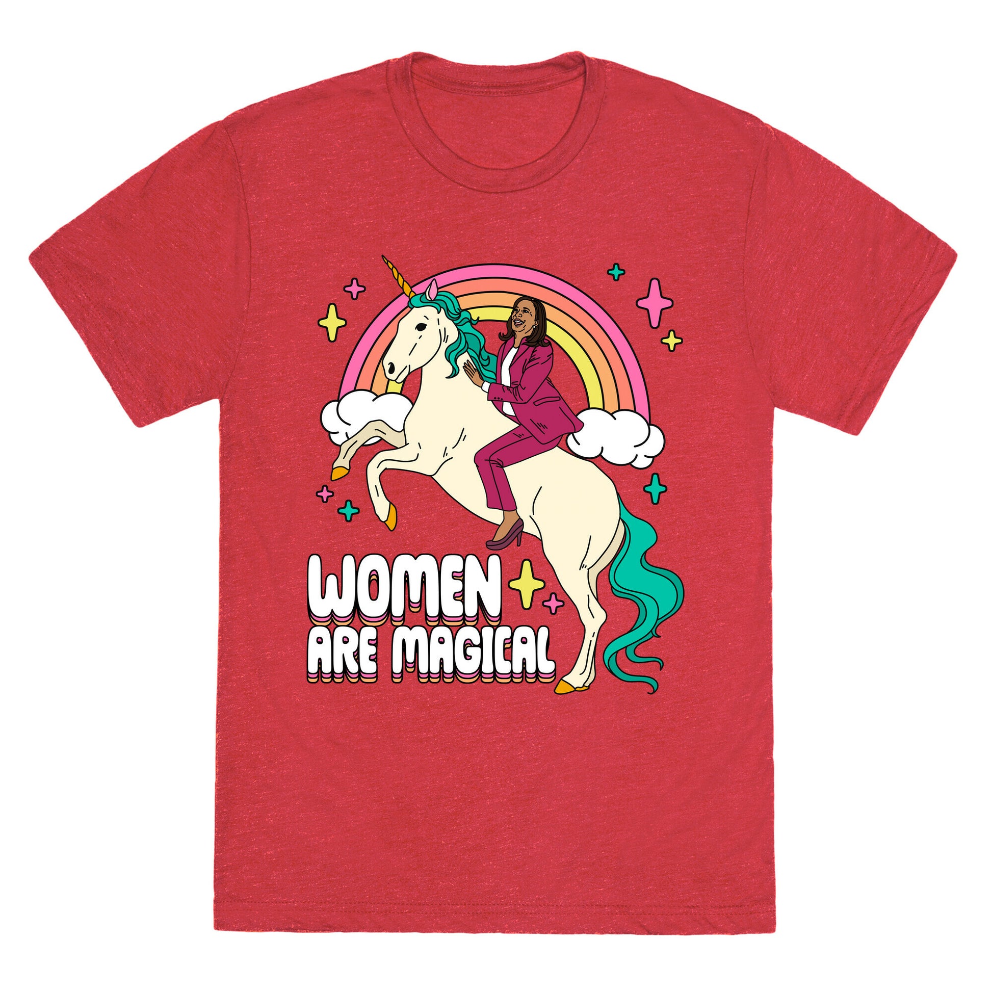 Women are Magical Kamala Harris Unicorn Unisex Triblend Tee