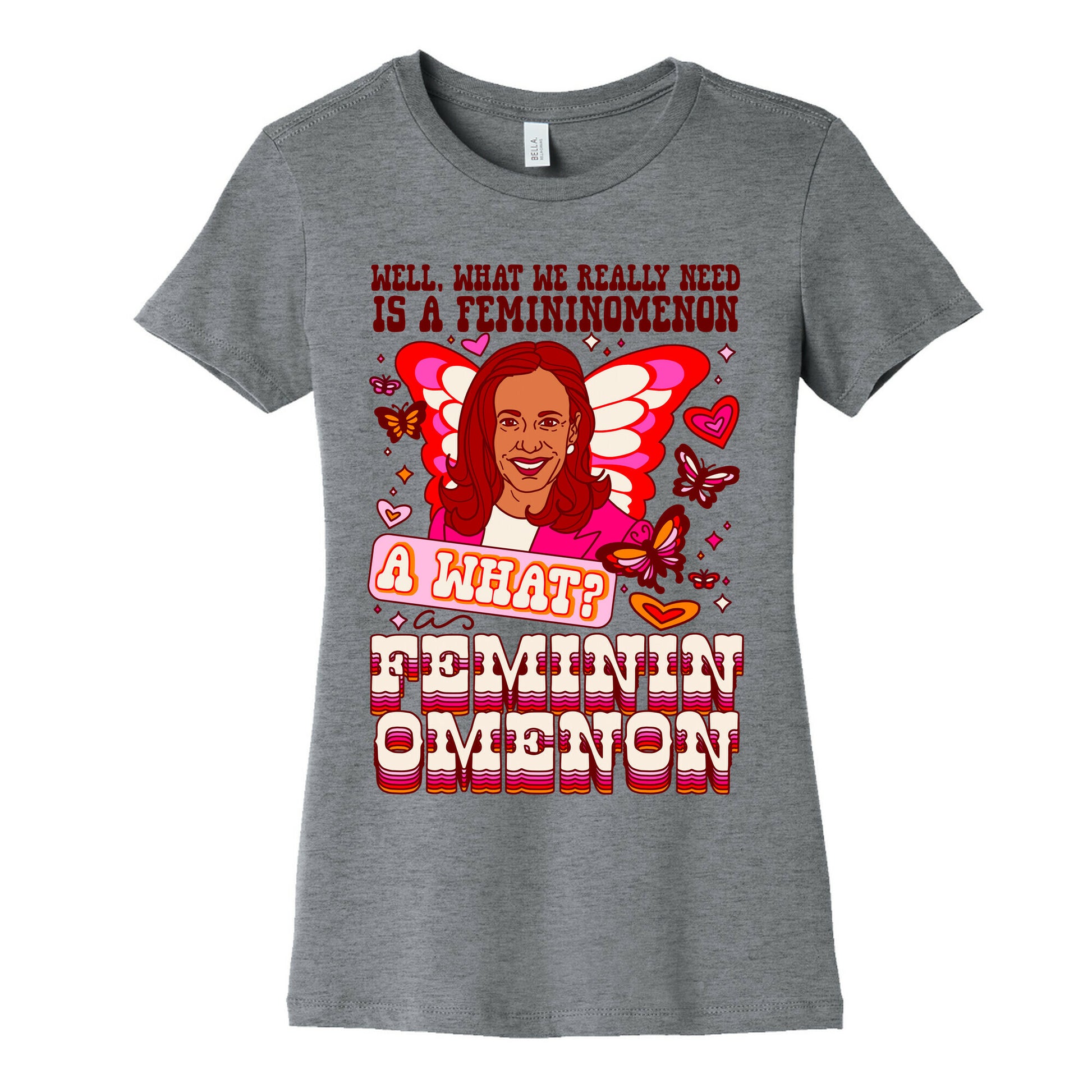 Kamala Harris A Femininomenon Womens Cotton Tee