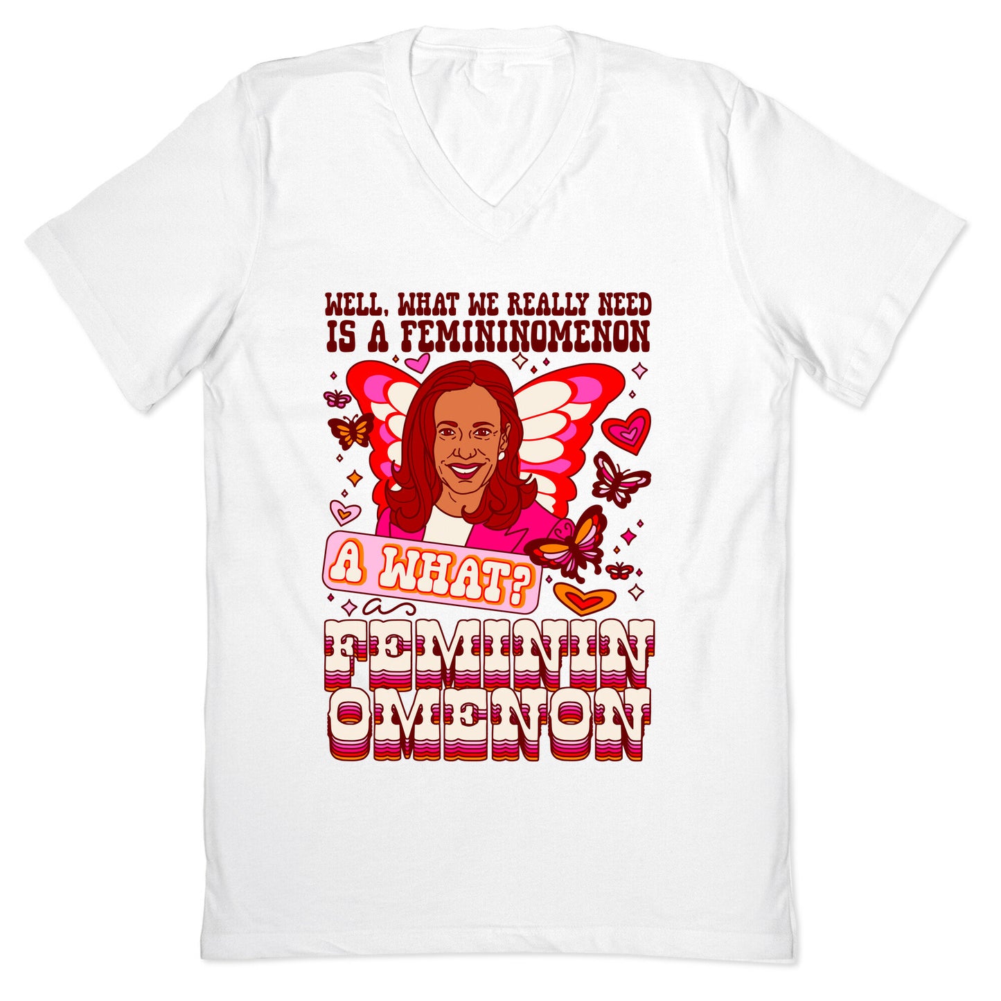 Kamala Harris A Femininomenon V-Neck