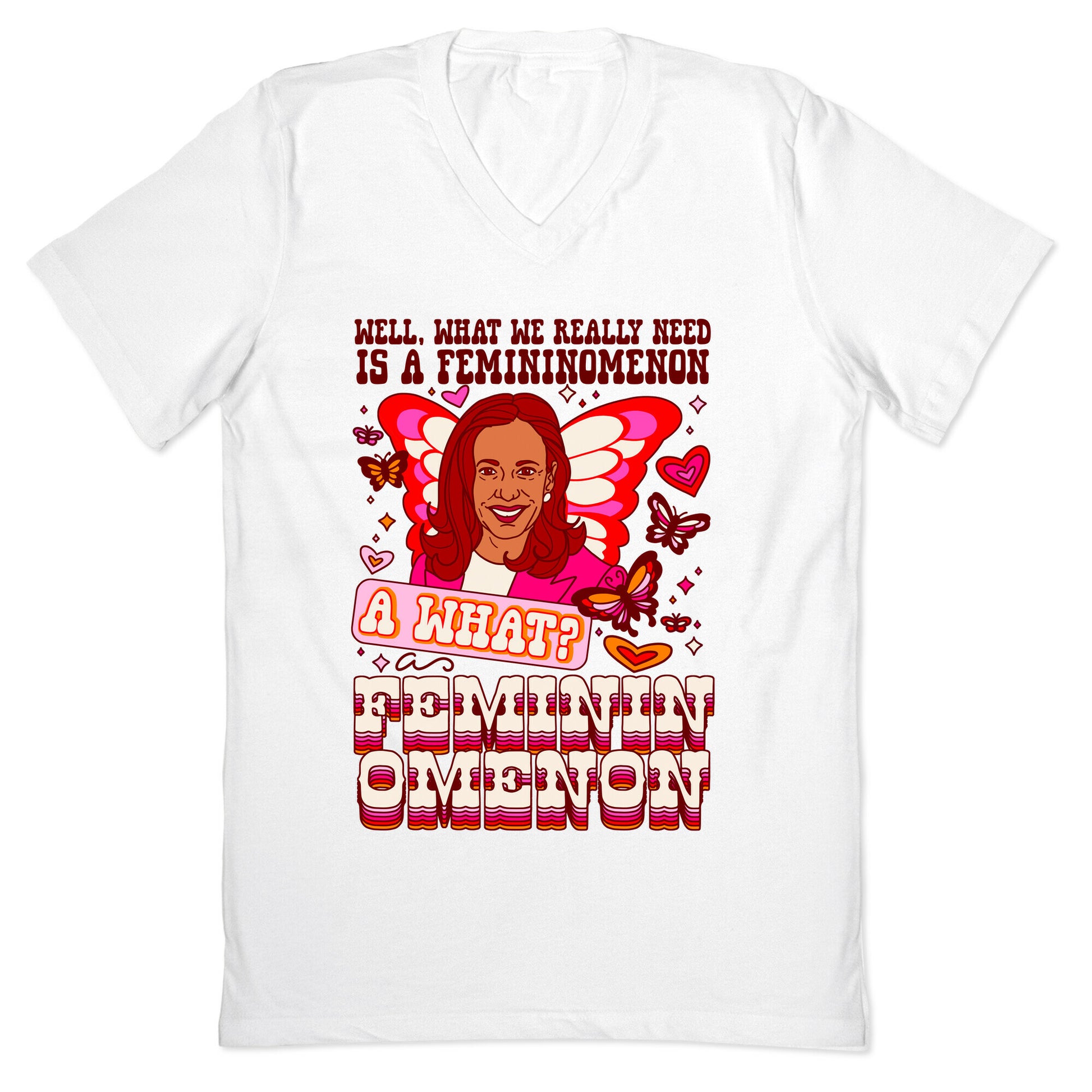 Kamala Harris A Femininomenon V-Neck