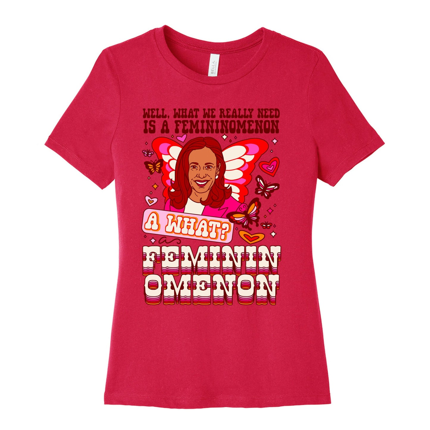 Kamala Harris A Femininomenon Womens Cotton Tee