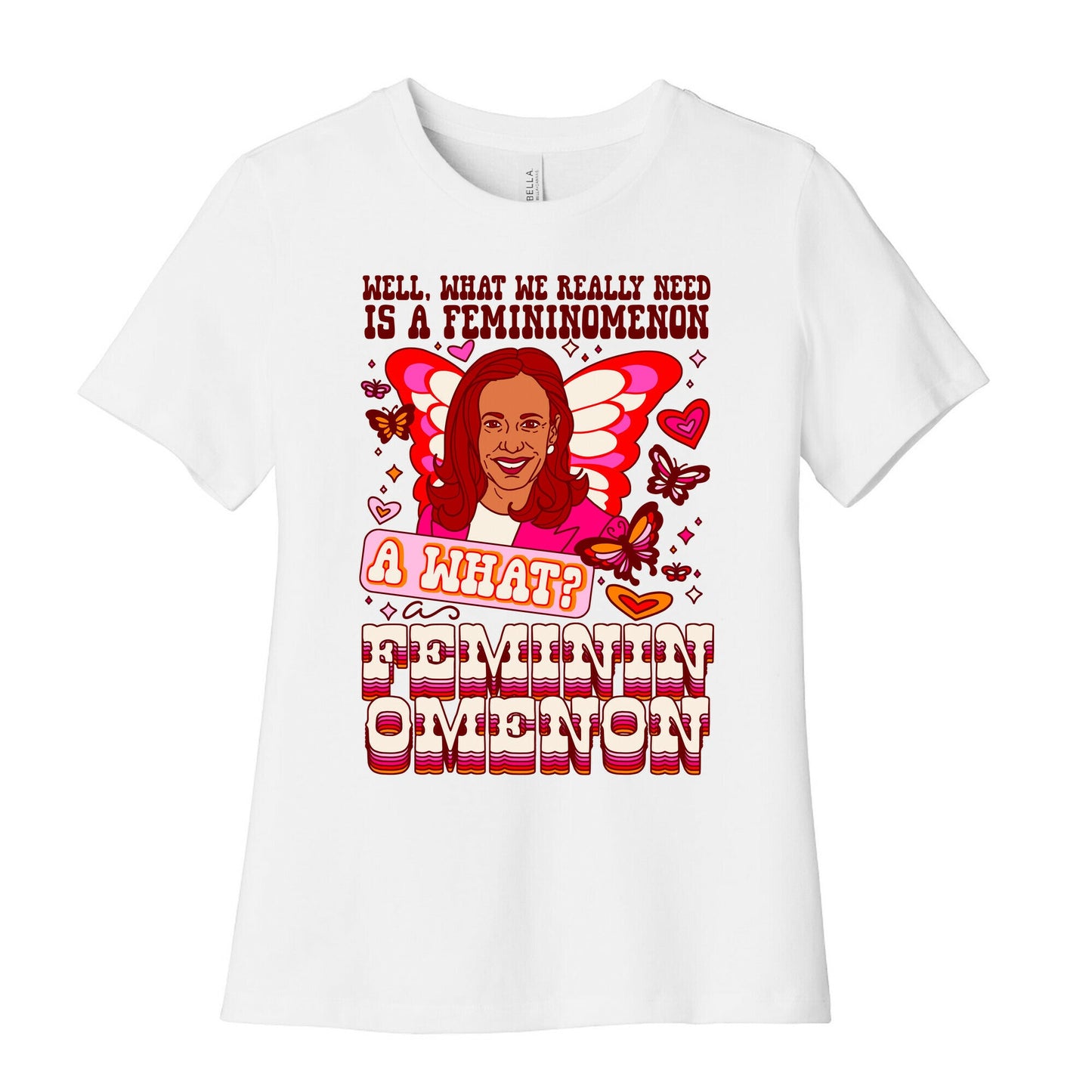 Kamala Harris A Femininomenon Womens Cotton Tee