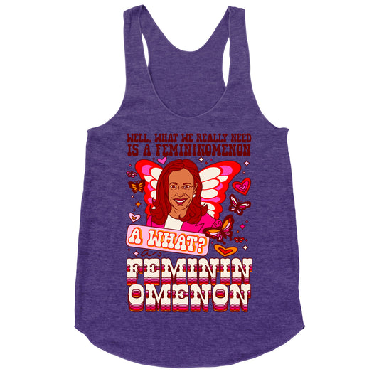 Kamala Harris A Femininomenon Racerback Tank