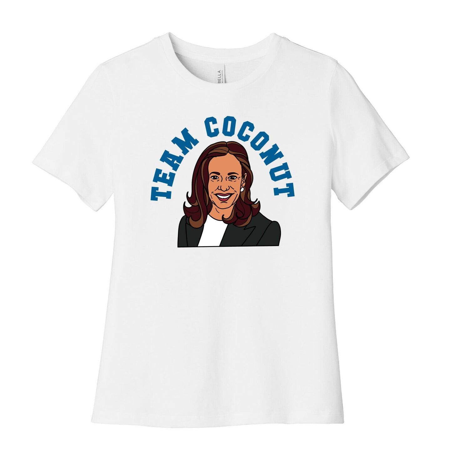 Team Coconut Kamala Harris Womens Cotton Tee