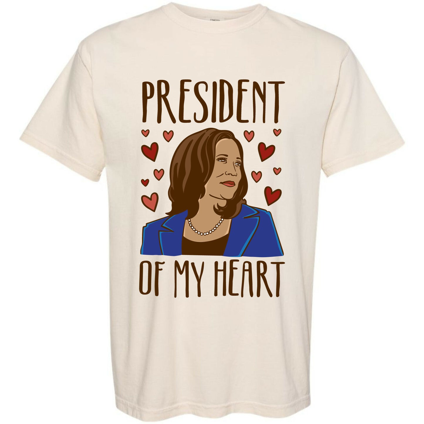 President of My Heart \(Kamala Harris 2024\) Unisex Heavy Cotton Tee
