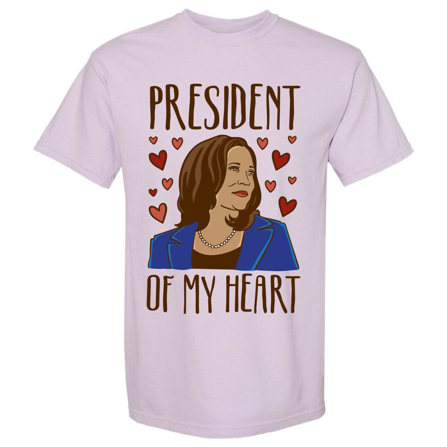 President of My Heart \(Kamala Harris 2024\) Unisex Heavy Cotton Tee