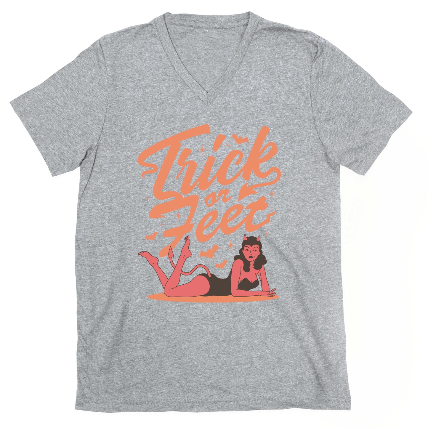 Trick or Feet V-Neck