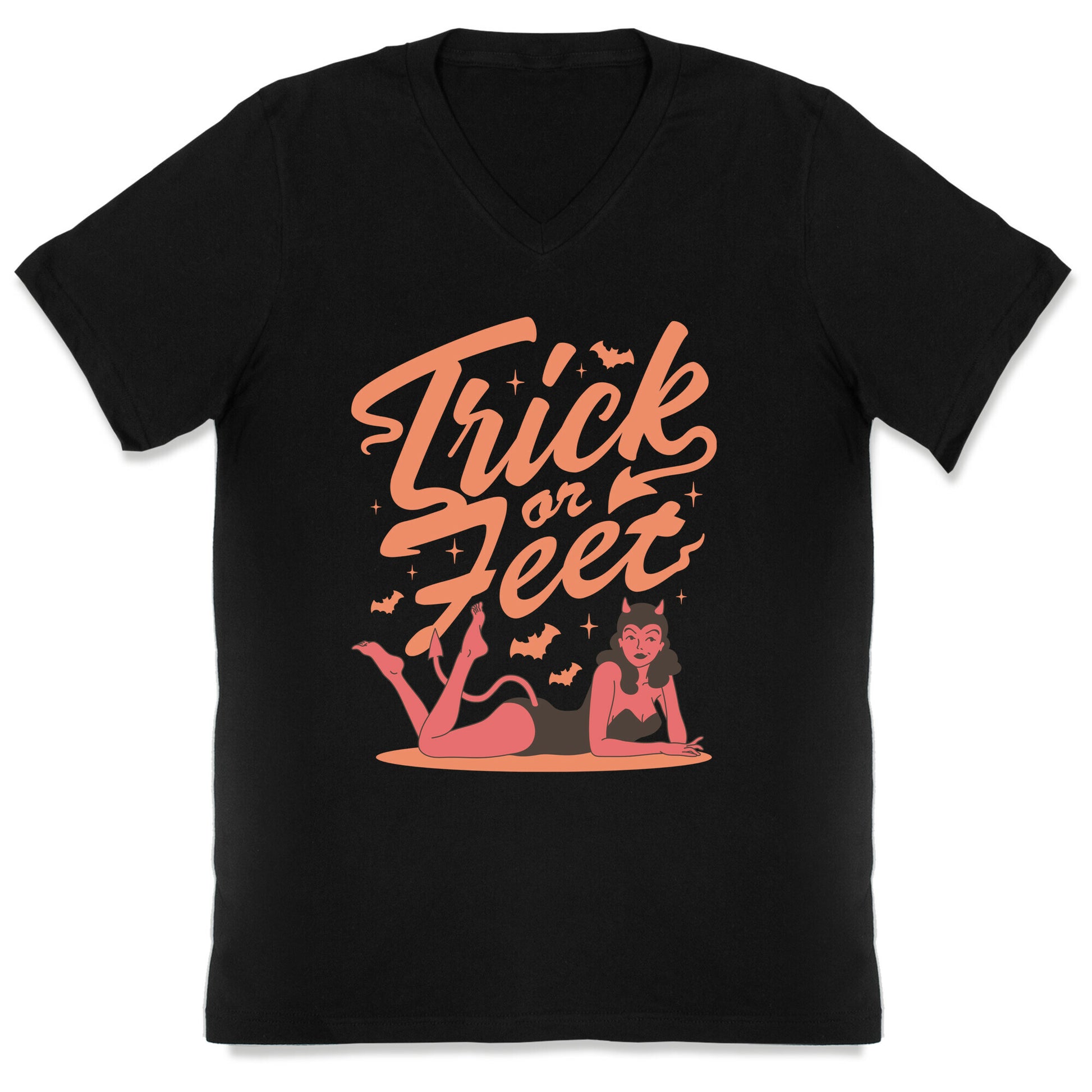 Trick or Feet V-Neck