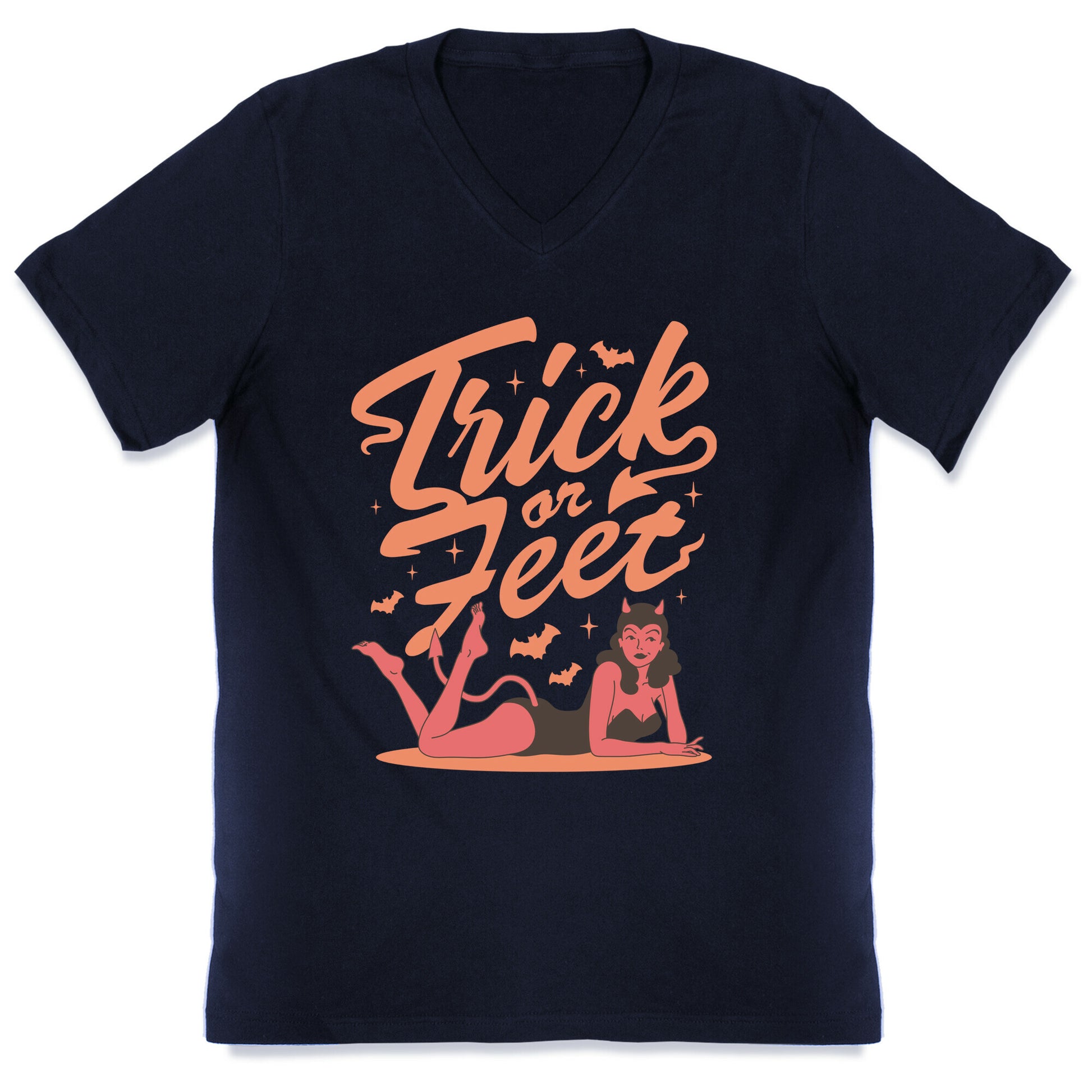Trick or Feet V-Neck