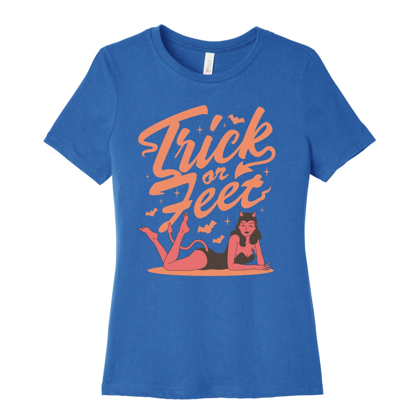 Trick or Feet Womens Cotton Tee
