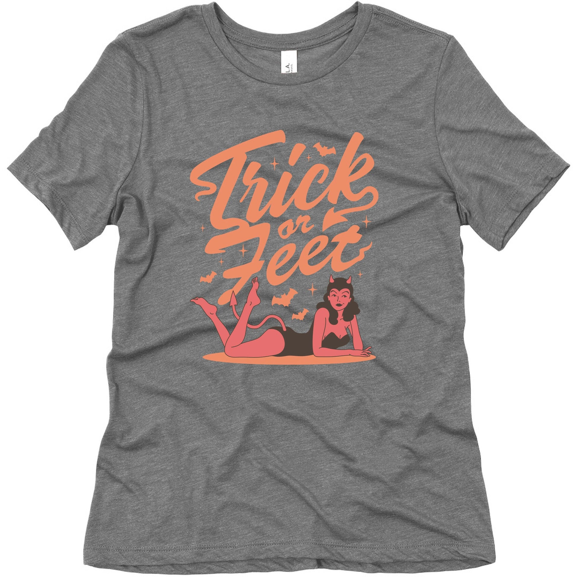 Trick or Feet Womens Triblend Tee