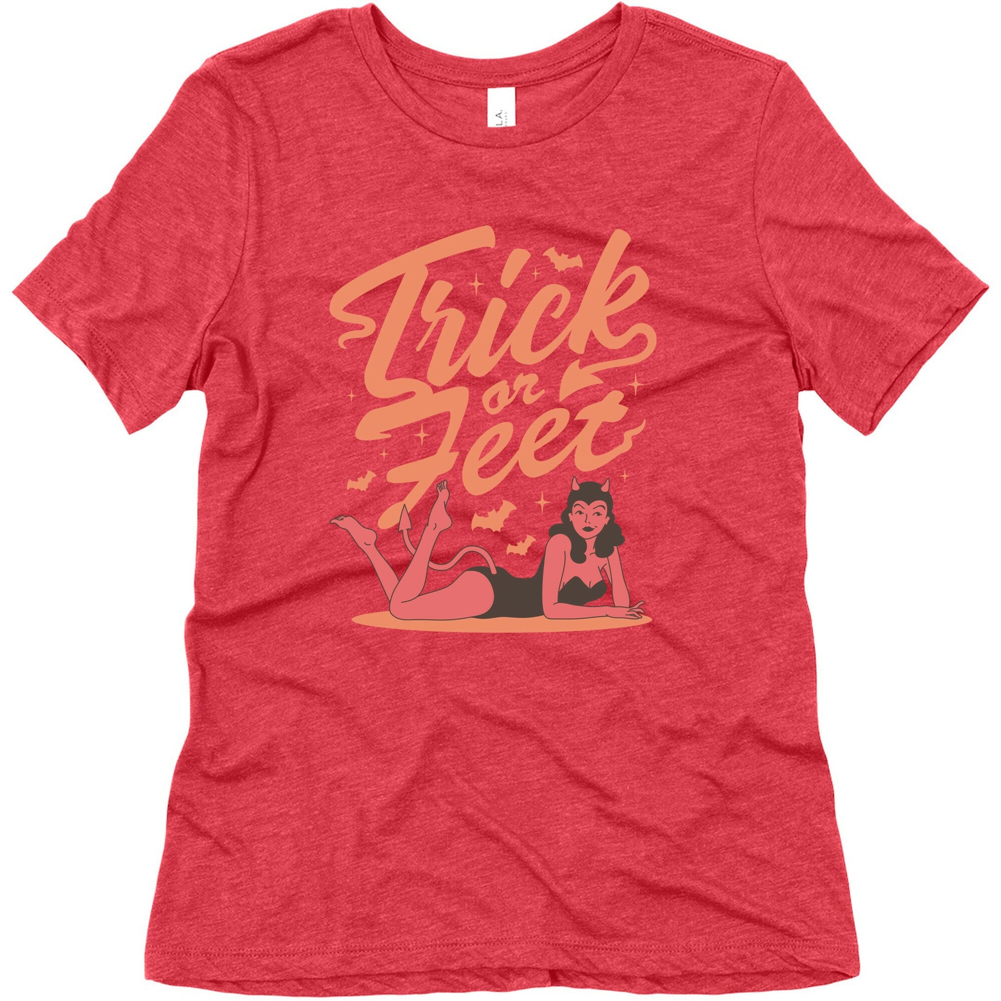 Trick or Feet Womens Triblend Tee