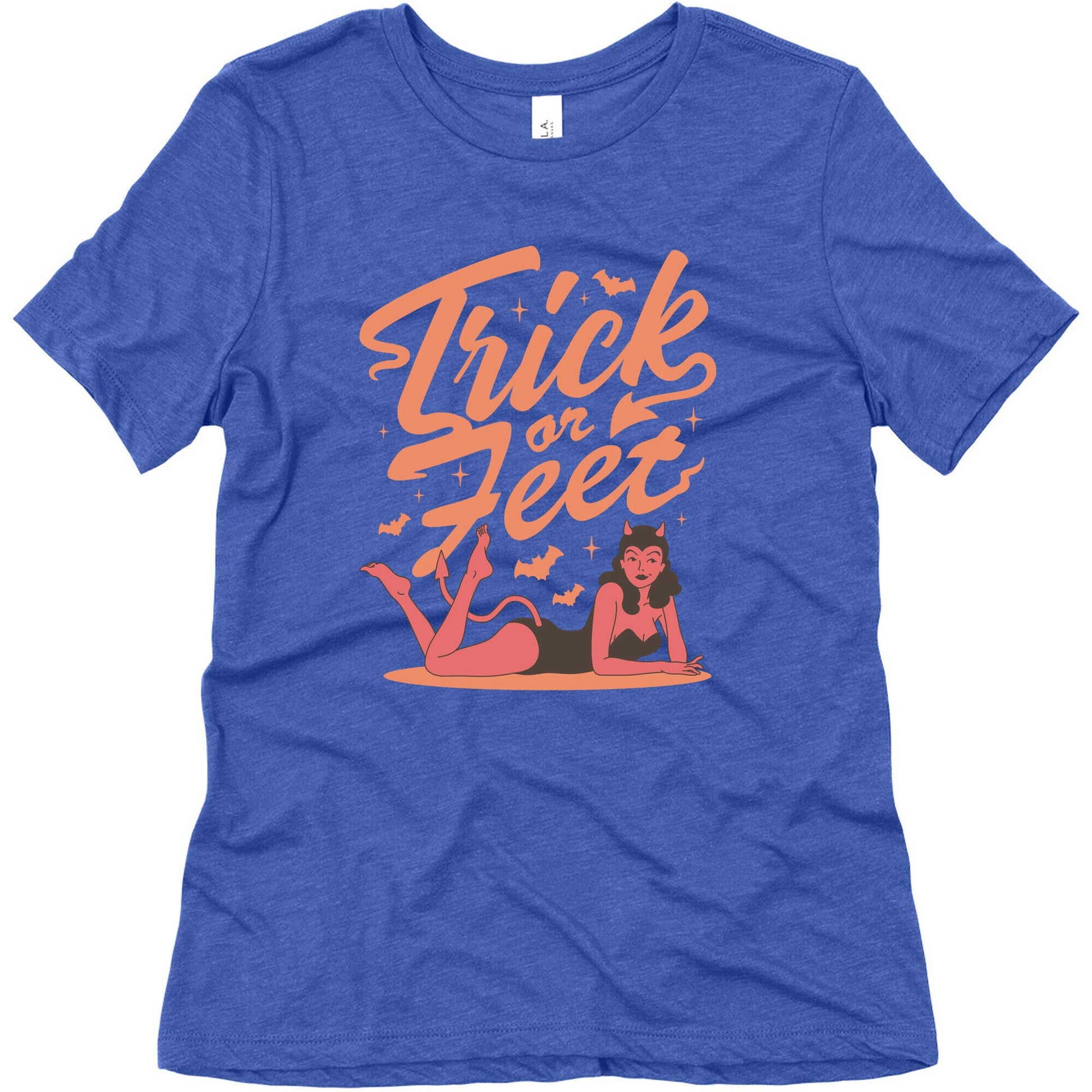 Trick or Feet Womens Triblend Tee