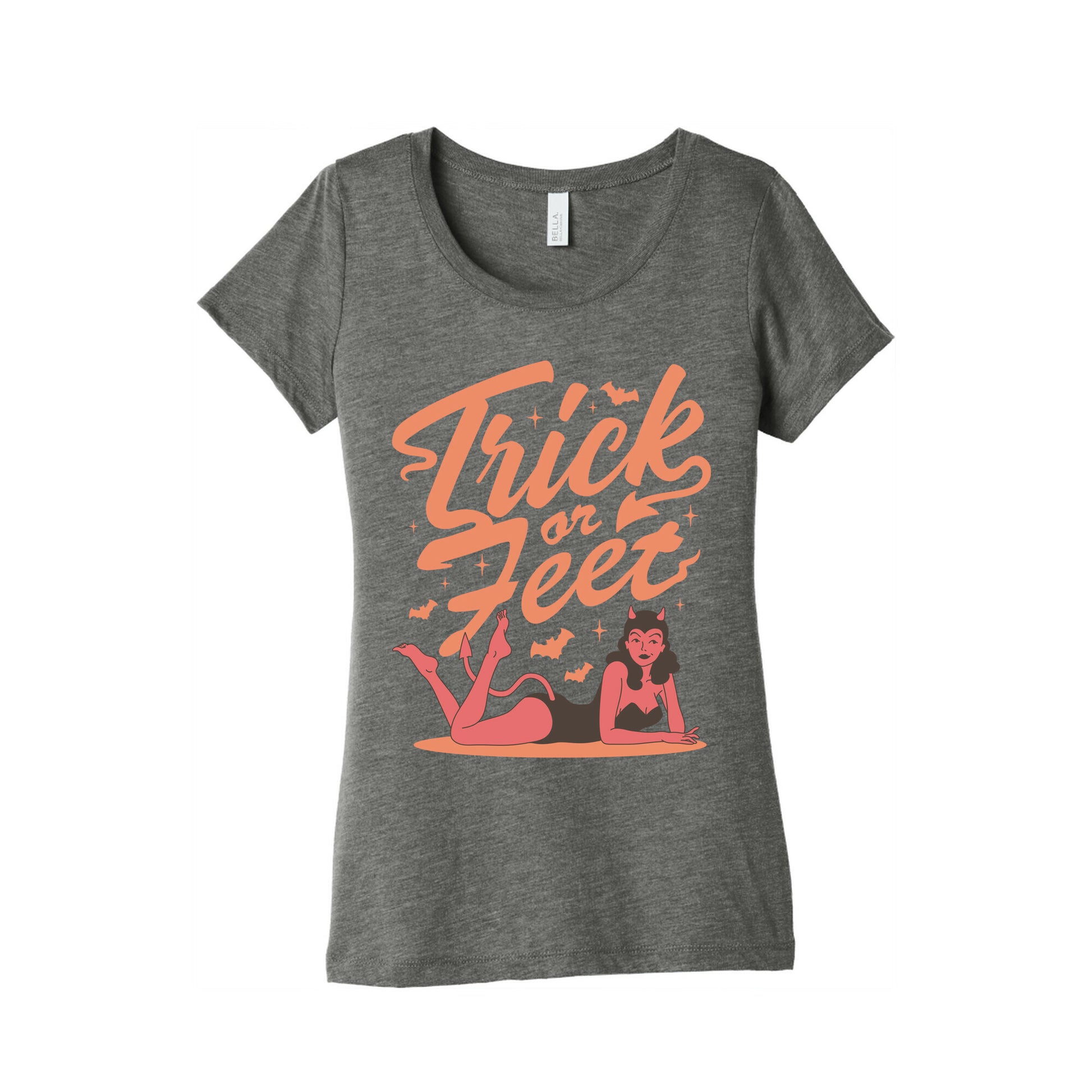 Trick or Feet Womens Triblend Tee