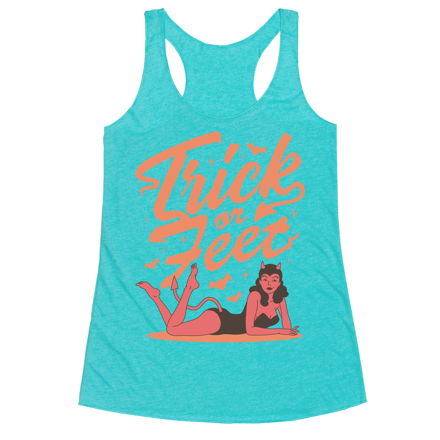 Trick or Feet Racerback Tank
