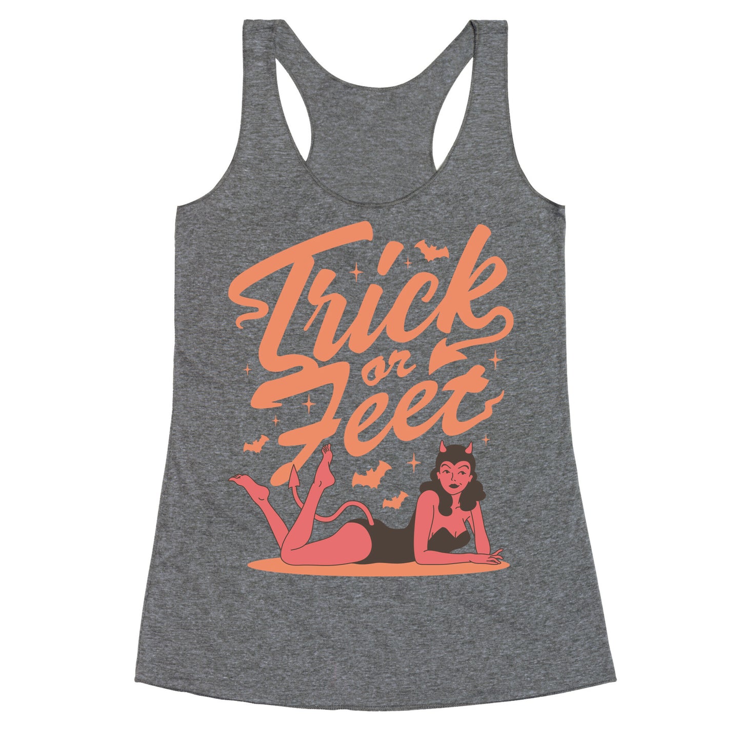 Trick or Feet Racerback Tank