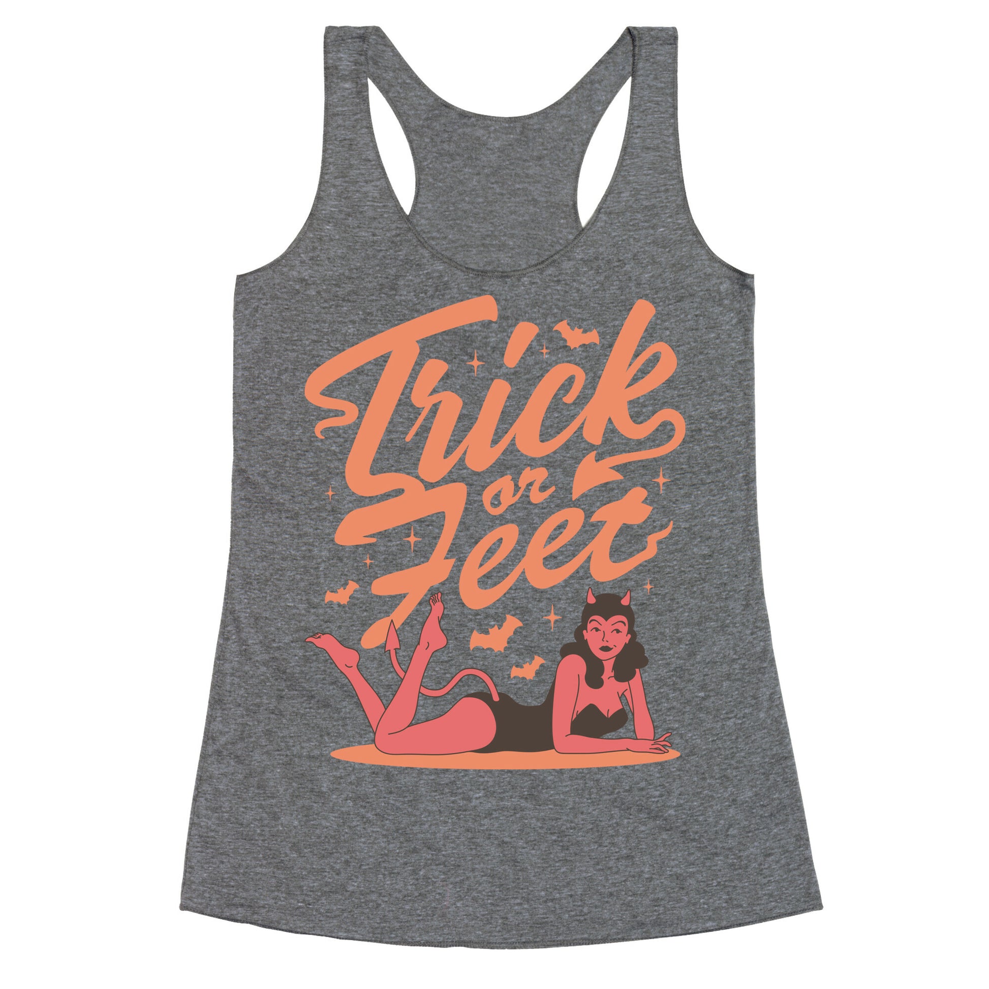 Trick or Feet Racerback Tank