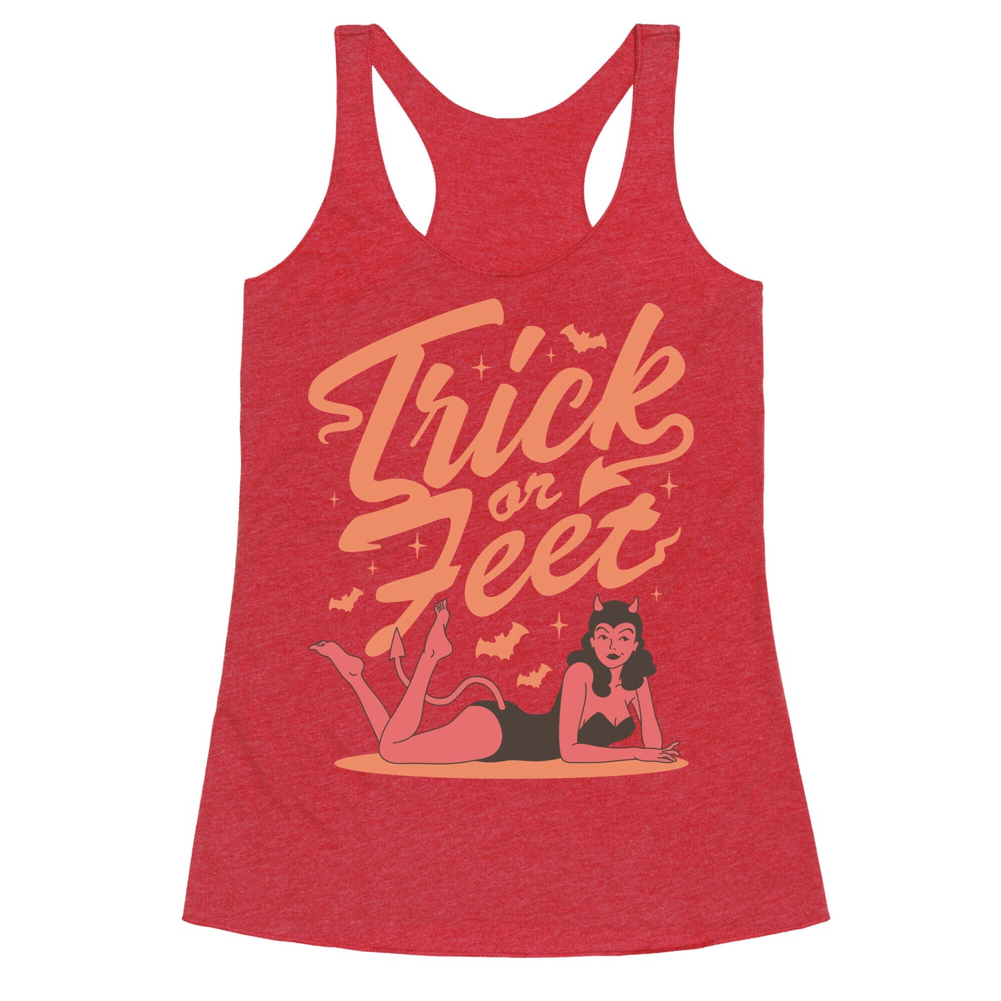 Trick or Feet Racerback Tank