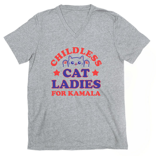 Childless Cat Ladies for Kamala V-Neck