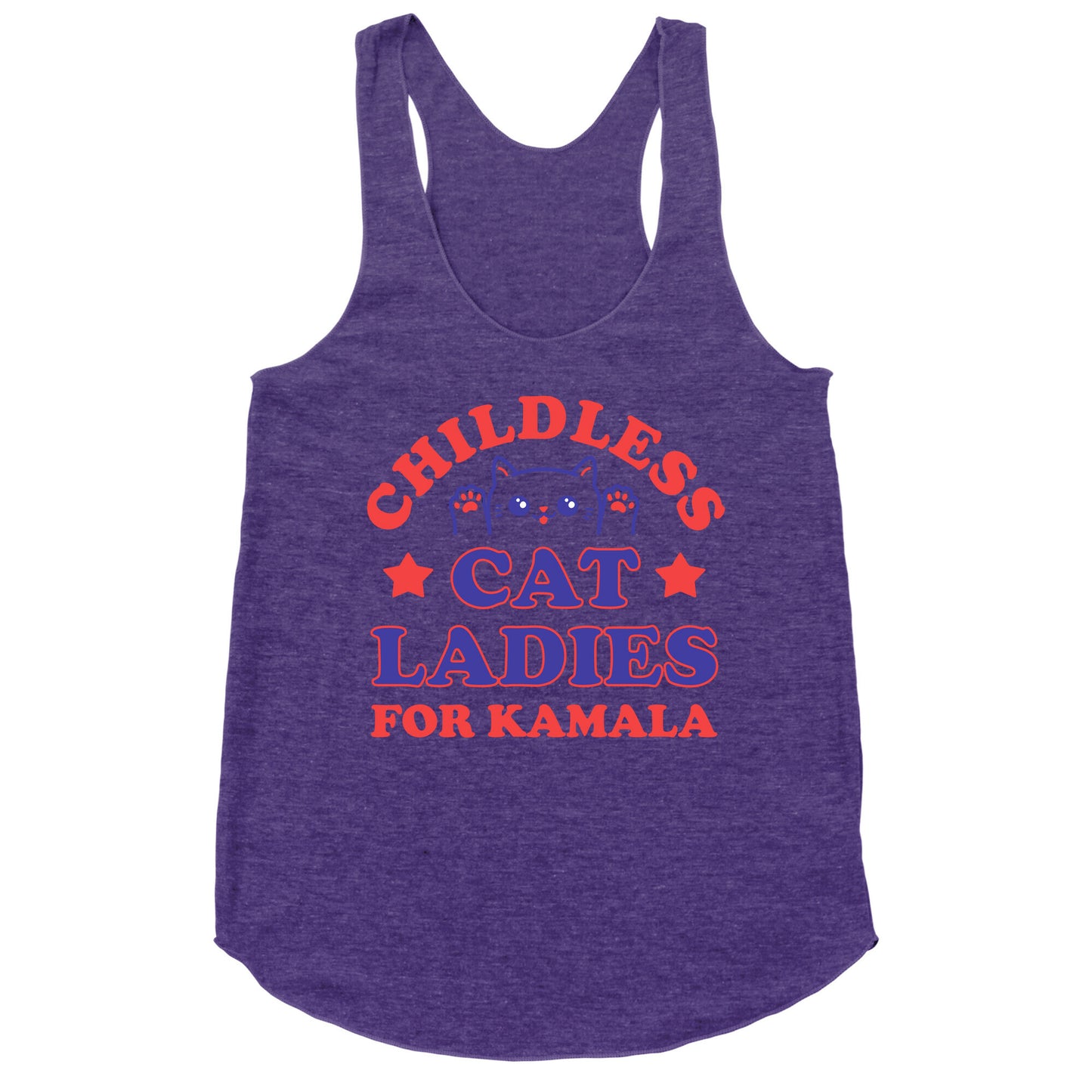 Childless Cat Ladies for Kamala Racerback Tank