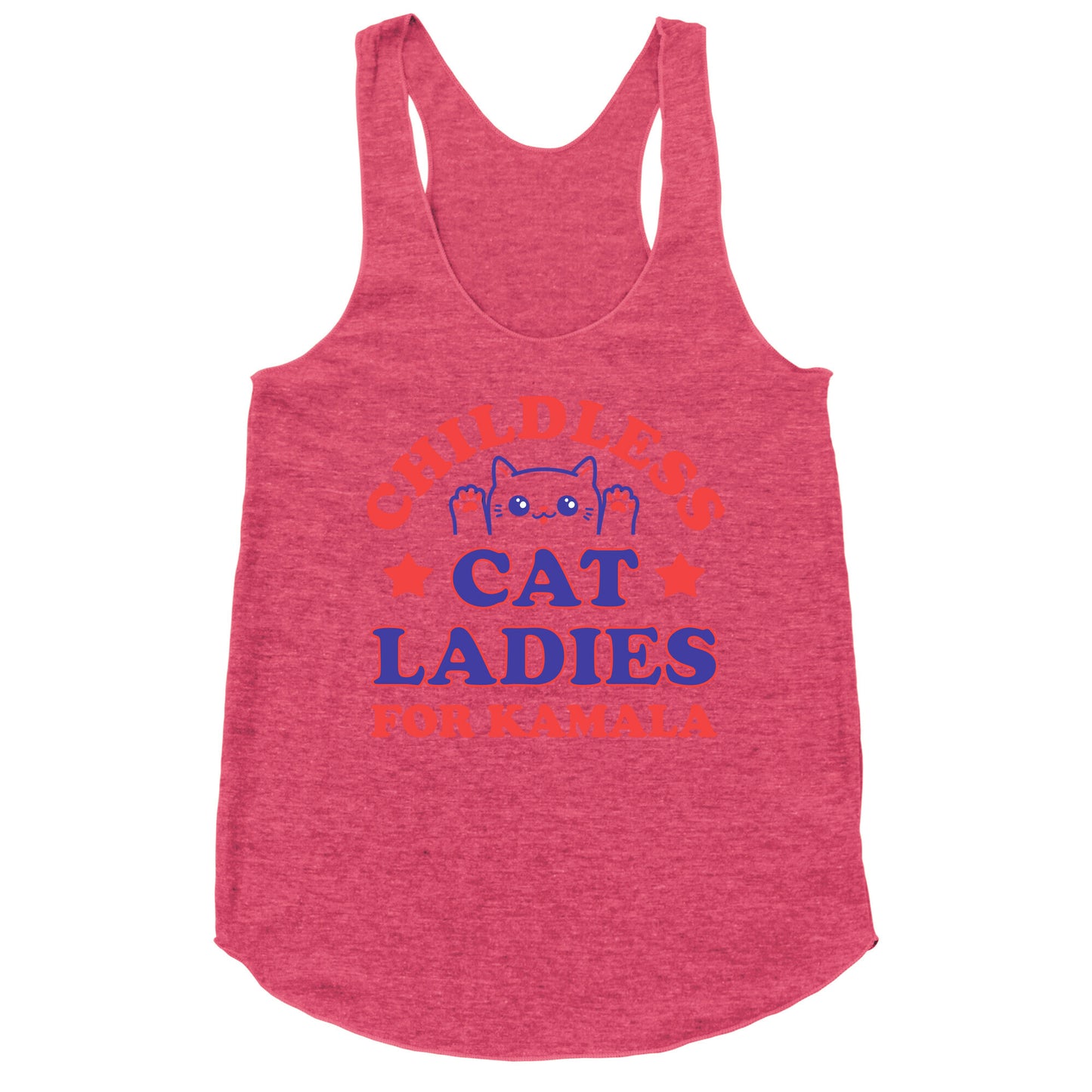 Childless Cat Ladies for Kamala Racerback Tank