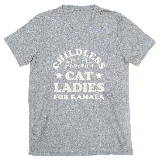 Childless Cat Ladies for Kamala V-Neck