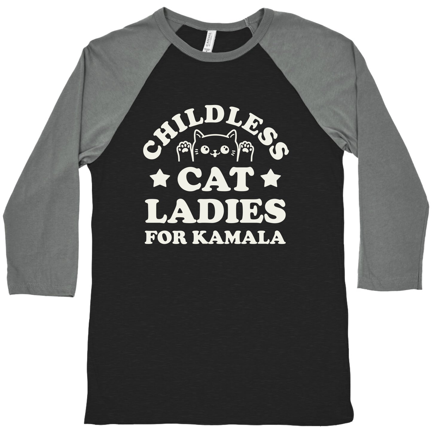 Childless Cat Ladies for Kamala Baseball Tee